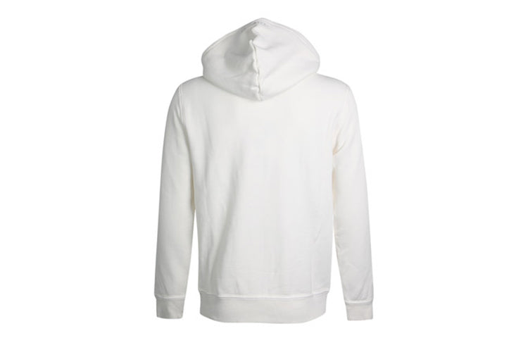 Converse All-zipper Sports Casual HoodedShirts Unisex White 10019463-A02