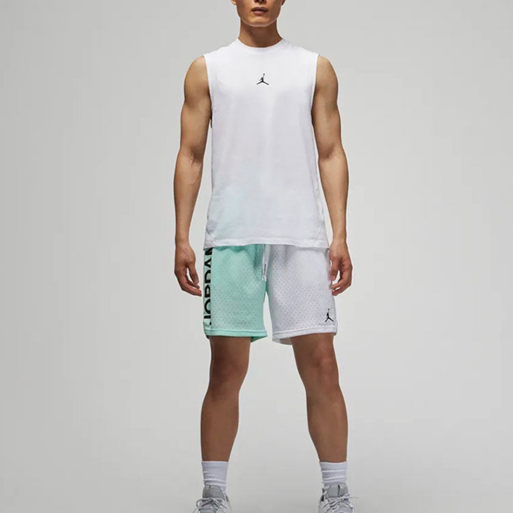Air Jordan Casual Breathable Running Solid Color Sports Basketball Breathable Vest White DM1828-100