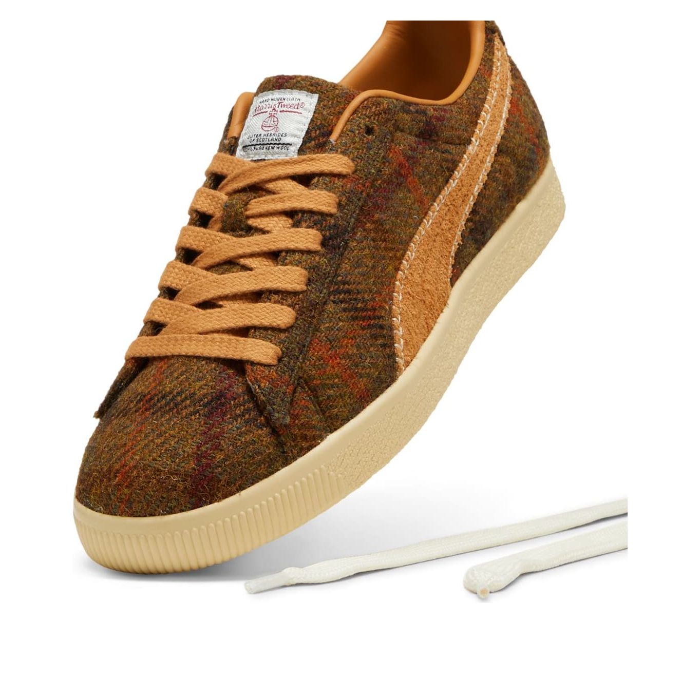 PUMA Clyde 'Harris Tweed Chamomile Caramel Latte' 398512-02