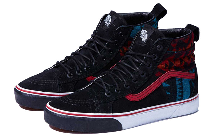 Vans All Nations Skate Jam x SK8-HI 46 DX 'Black Blue Red' VN0A4JFFBLK