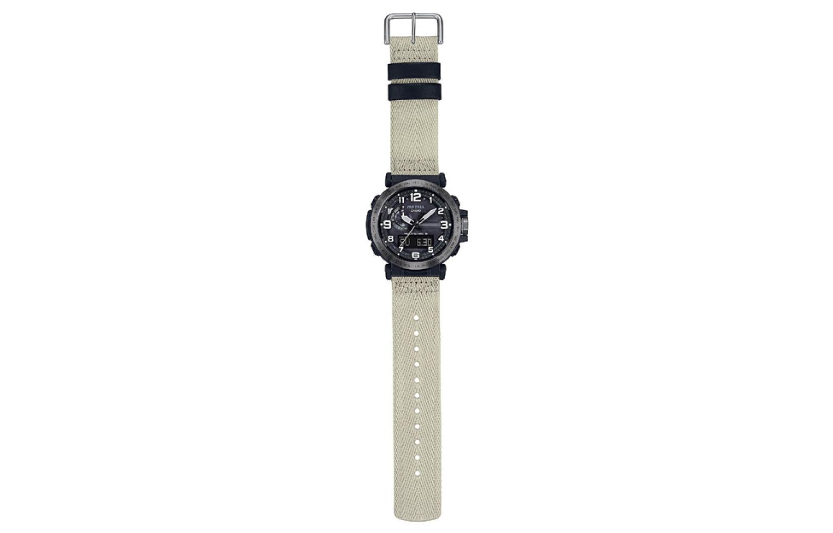 Men's CASIO Protrek Series Fully Automatic Calendar Strap 100m Waterproof Solar Powered Quartz Watch Mens PRW-6600YBE-5