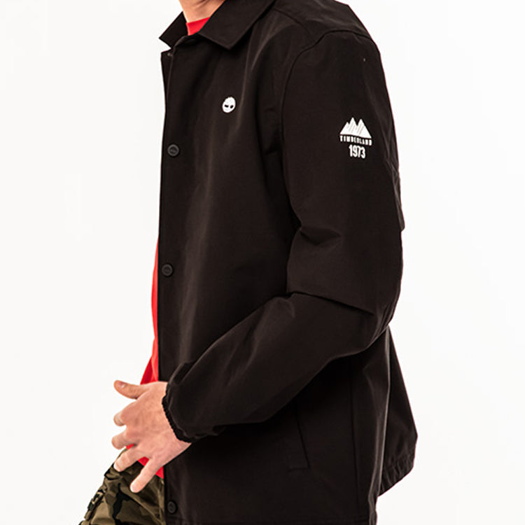 Men's Timberland Classic waterproof Coach Jacket Black A1NDC001