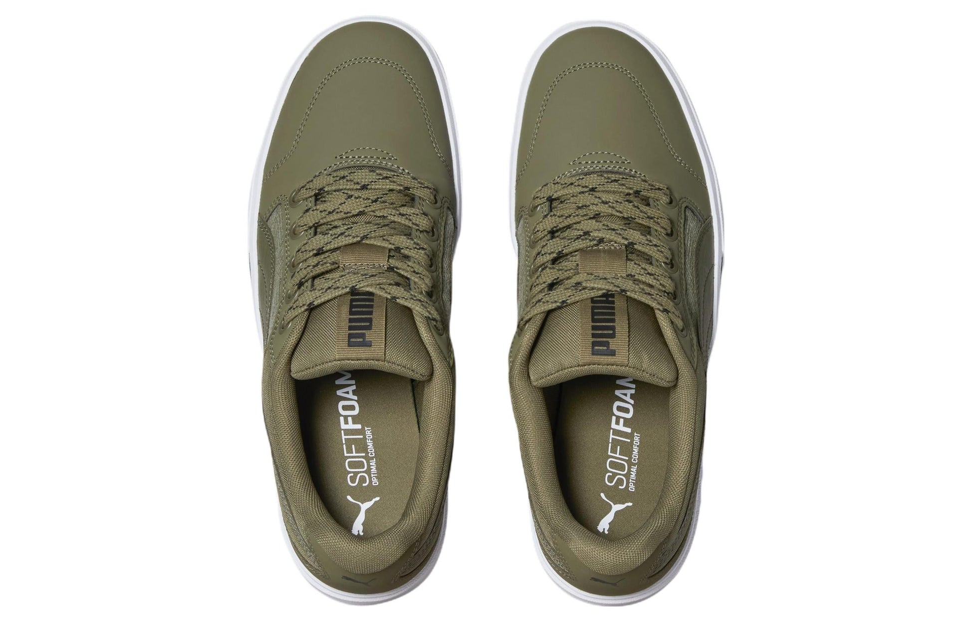 PUMA C-Rey Atypical Casual Skateboarding Shoes Unisex Olive Green 385581-01
