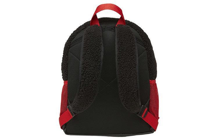 (GS) Nike Mini Backpack-Sherpa 'Black/Red' FD4458-010