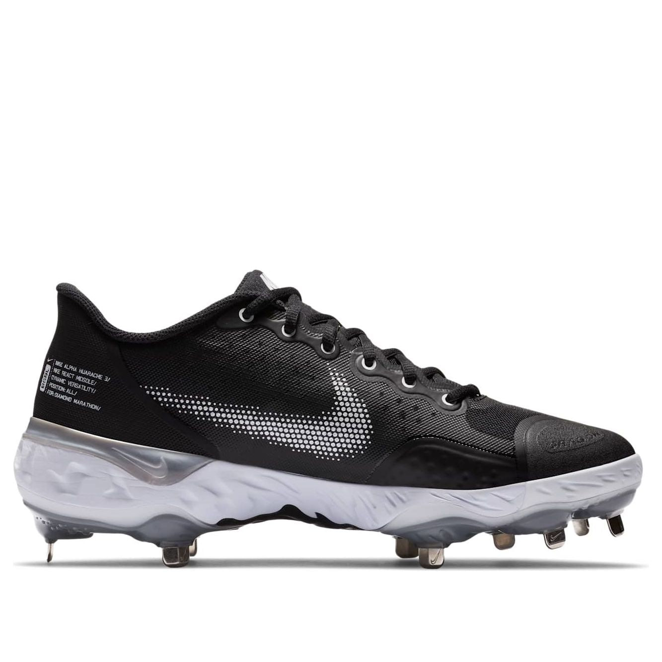 Nike Alpha Huarache Elite 3 Low 'Black White' CK0746-001