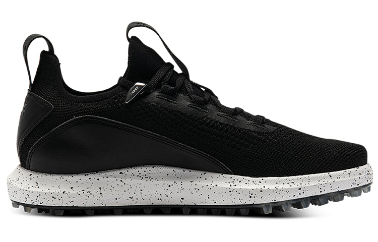 Under Armour Curry 8 Golf Spikeless 'Black White' 3023734-001