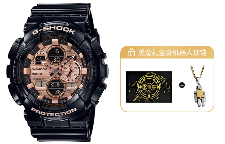 CASIO G-Shock Analog-Digital 'Black rose' GA-140GB-1A2PR