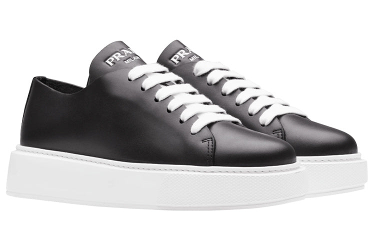 (WMNS) PRADA Platform Sneakers 'Black Leather' 1E440L_3A6F_F0967_F_045