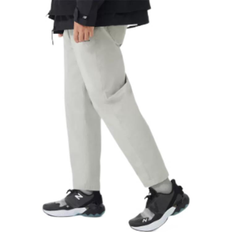New Balance Logo Knit Sweatpants Asia Sizing 'Grey' AMP23310-NTP