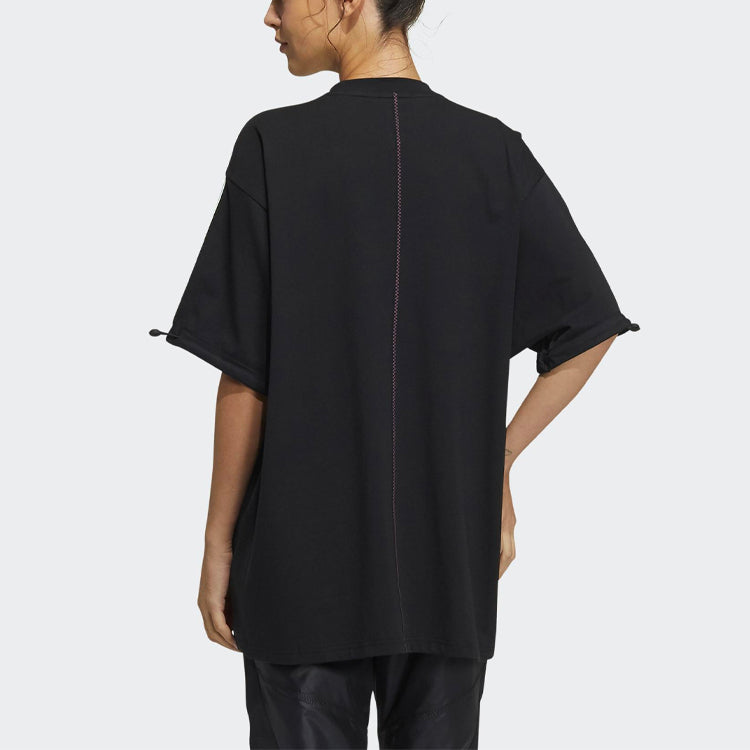 (WMNS) adidas originals Ryv Short Sleeve Top 'Black' H39025