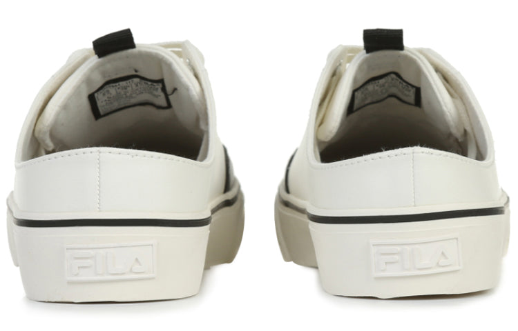 FILA Low Tops Skateboarding Shoes White Black Version 'White Black' 1XM00984_112