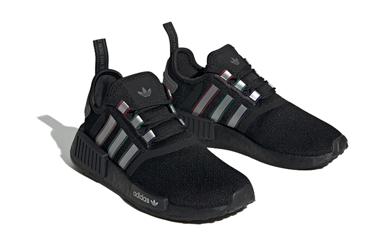 (GS) adidas NMD_R1 'Black Silver Dawn' IG3376