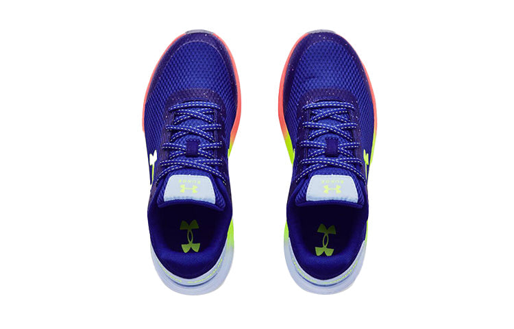 (GS) Under Armour Surge 2 Sports Shoes Blue/Green 3024102-500