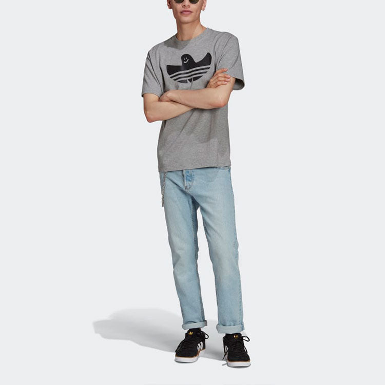 adidas originals Unisex G Shmoo Ss Tee Logo Printing Grey GL9956