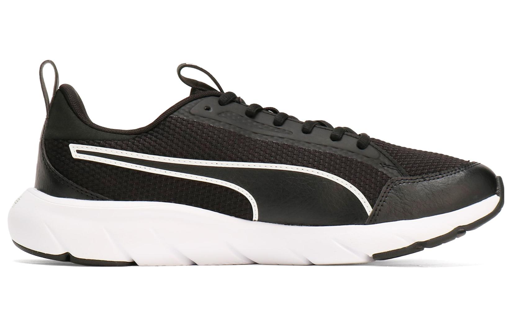 PUMA Softride Flex Lace Wide Running Shoes 'Black' 379351-01