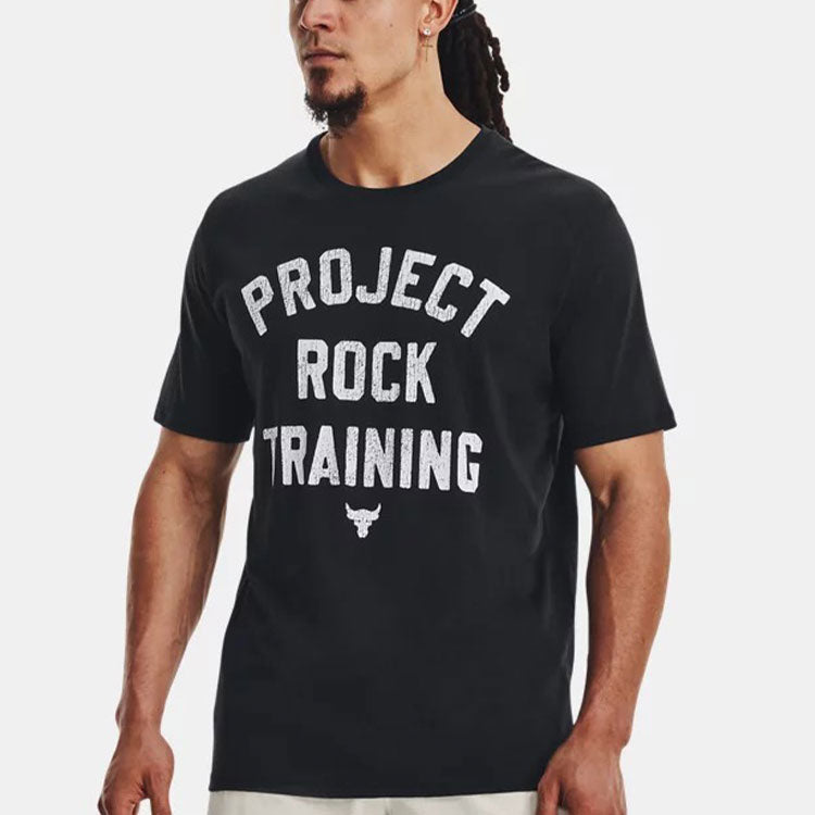 Under Armour Project Rock Training T-Shirt 'Black' 1376891-001