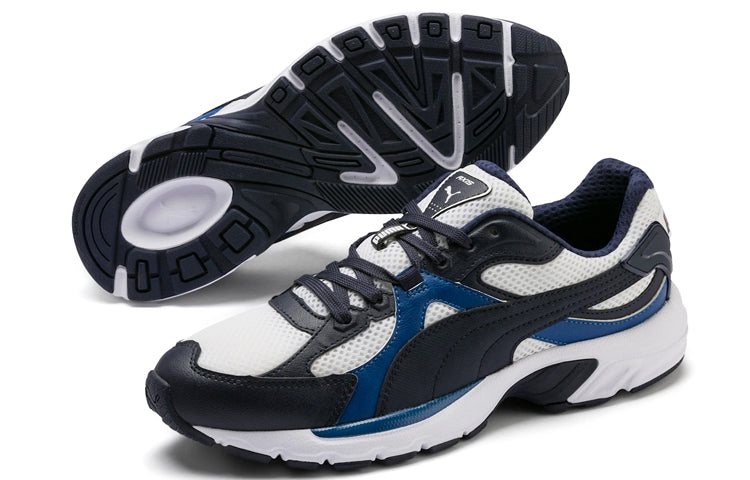 PUMA Axis Plus 90s Trainers White/Blue 370287-04