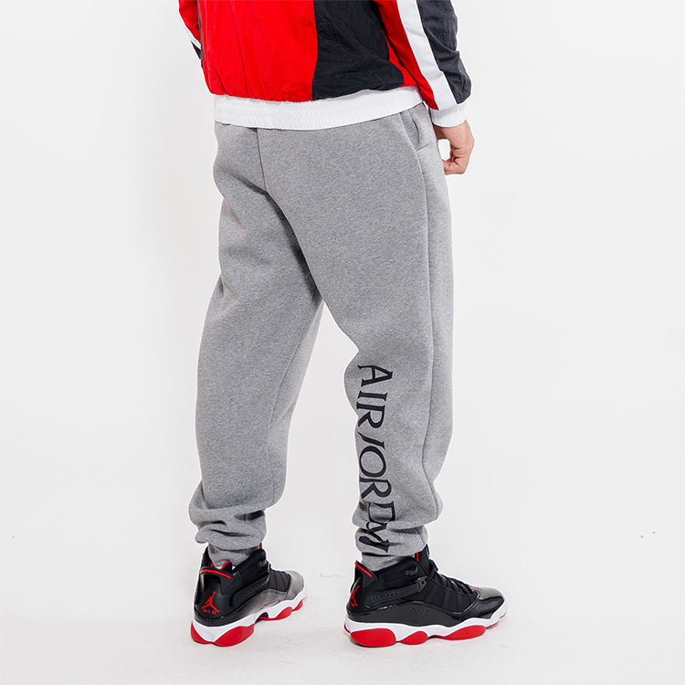 Air Jordan Jumpman Drawstring Bundle Feet Training Sports Pants Gray BV6008-091