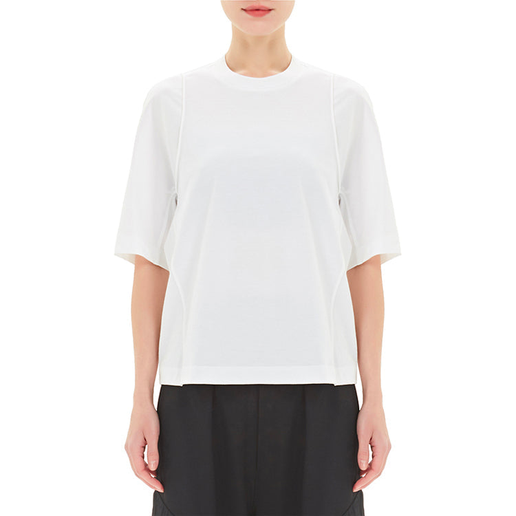 (WMNS) Y-3 SS21 Loose Round Neck Short Sleeve White GK4467