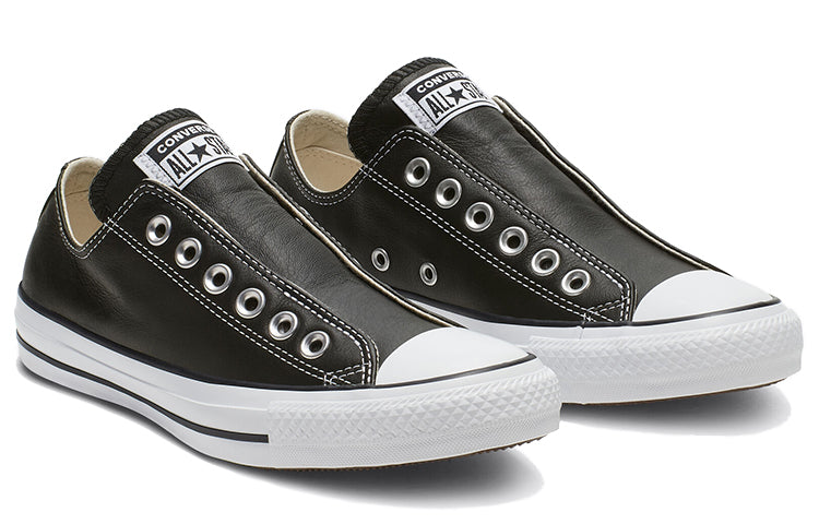 Converse Chuck Taylor All Star Leather Slip 'Black White' 164976C