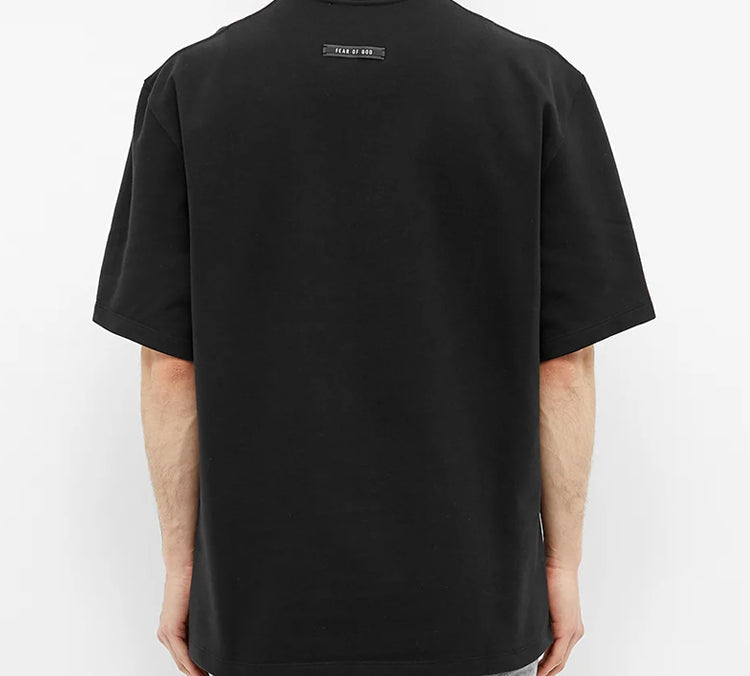 Fear of God Half Zipper Pullover Round Neck 'Black' FOG-SS20-92