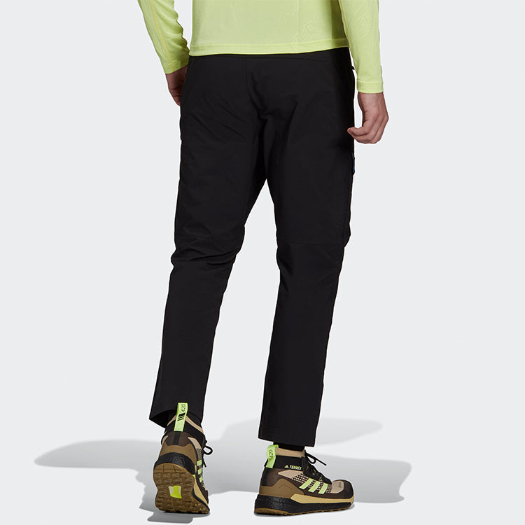 adidas Alphabet Zipper Sports Pants Black GR9972
