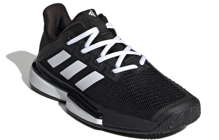 (WMNS) adidas SoleMatch Bounce 'Black White' EG1137