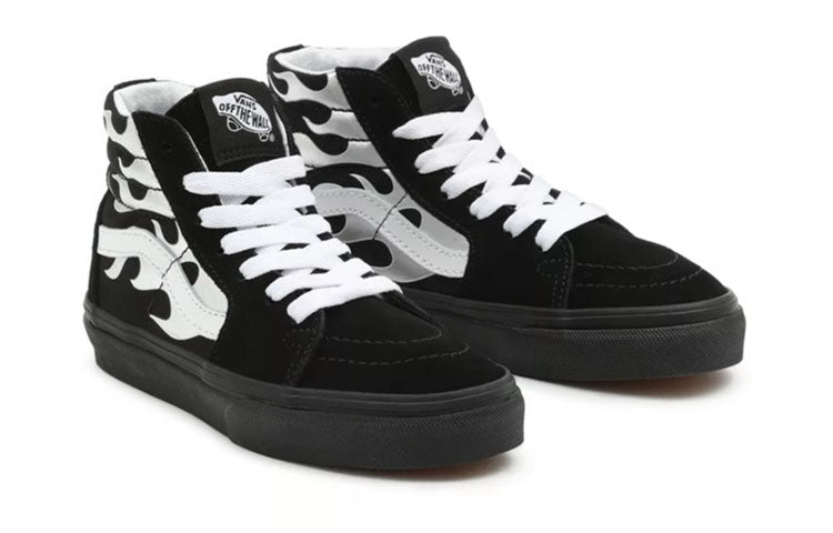 Vans Youth Metallic Flame SK8-HI Sneakers K Black/White VN0A4UI27US