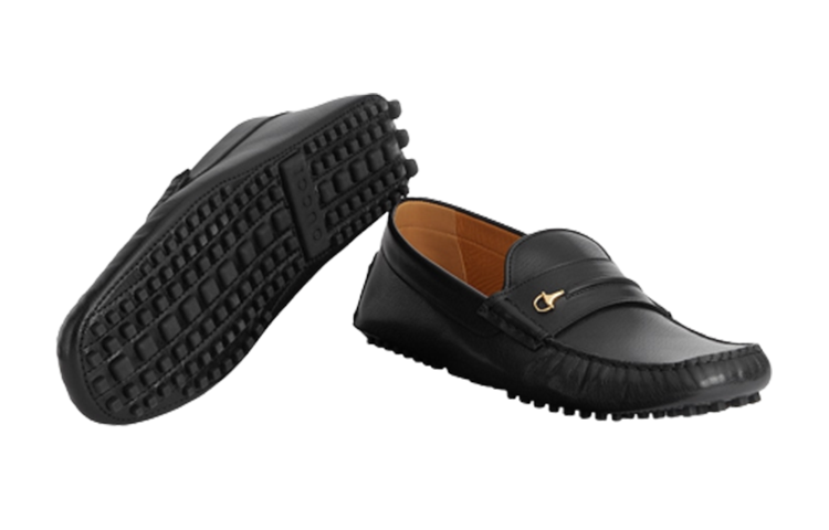 Gucci Interlocking G Driver Loafers 'Core Black' 752621-D3V00-1000