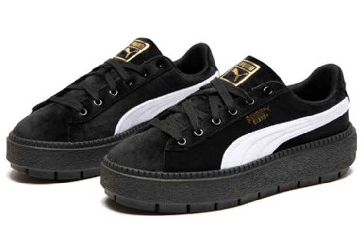(WMNS) PUMA Platform Trace V Black/White 372613-01