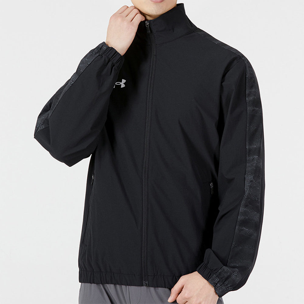 Under Armour Sportstyle Woven Full Zip Jacket 'Black' 22500401-001