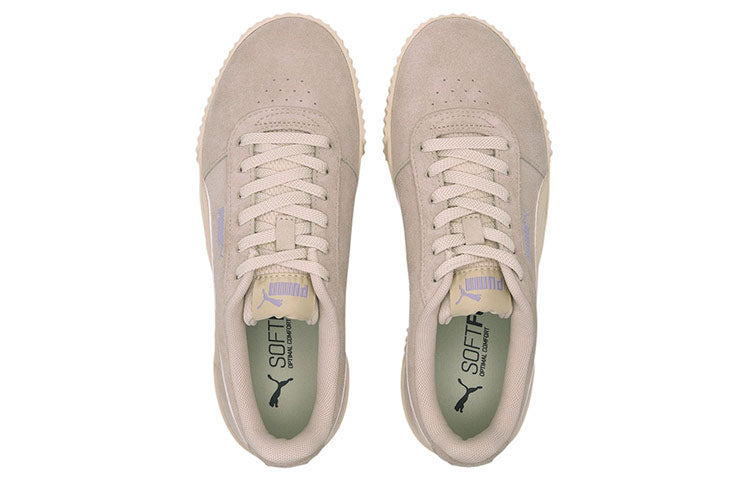 (WMNS) PUMA Carina SD Sneakers Beige 369864-09