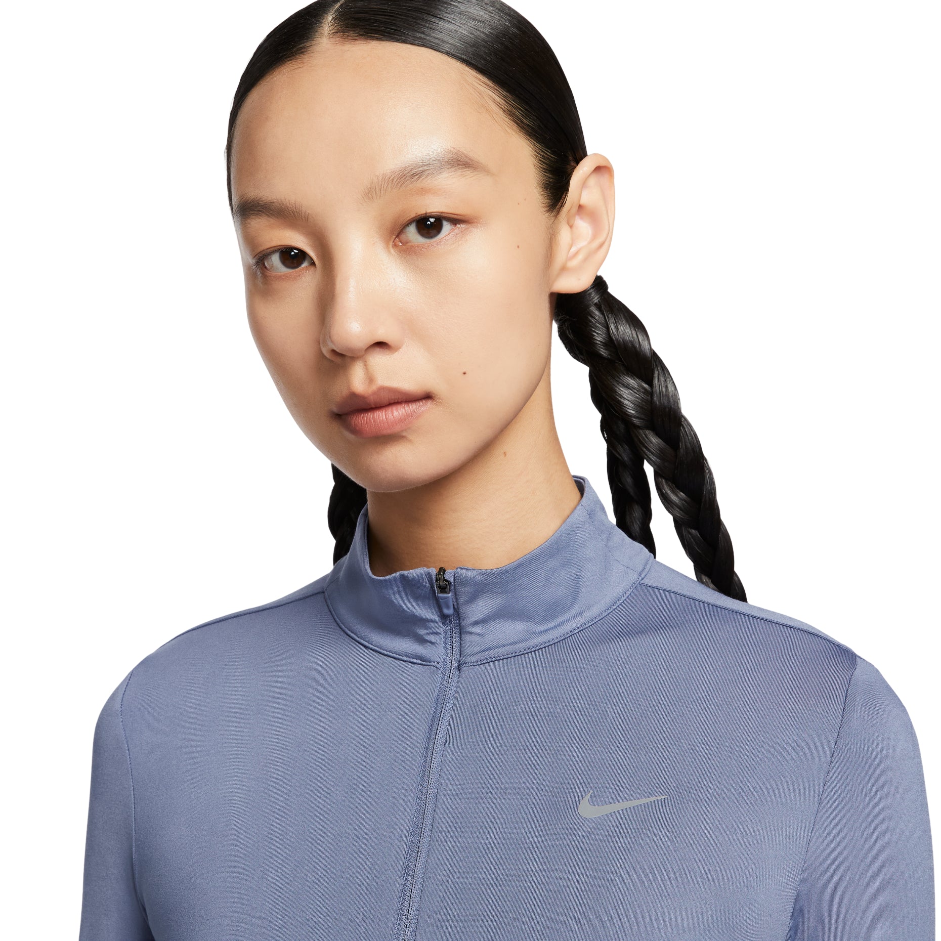 (WMNS) Nike Swift Dri-FIT Sun Protection Running Top 'World Indigo Reflective Silver' HQ0500-499