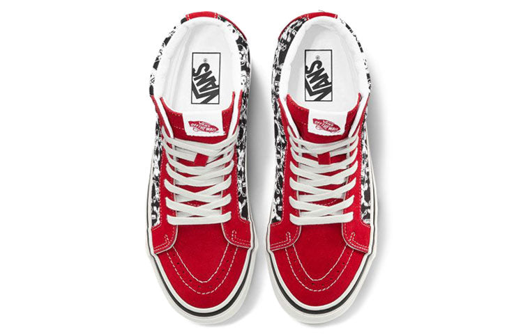 Vans SK8-HI 38 DX 'Skulls Red Black' VN0A38GFX7Z