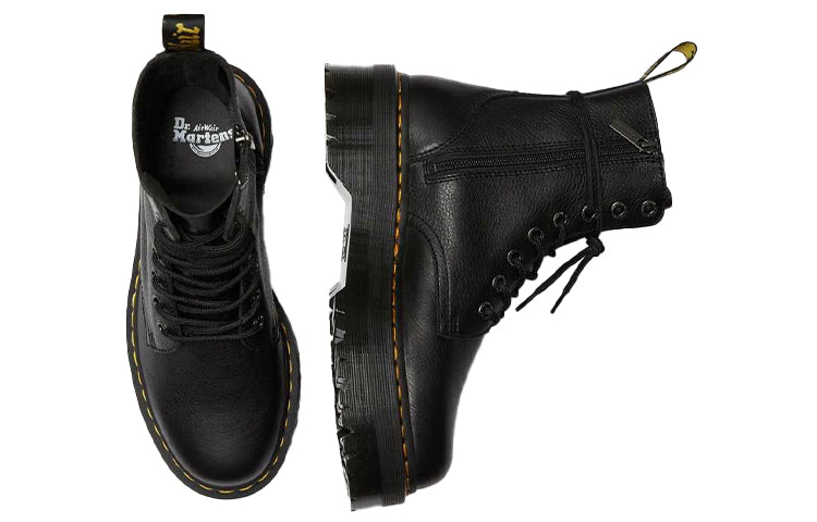 Dr. Martens Jadon Pisa Genuine Leather Boots Black 26378001