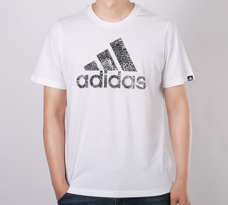 Men's adidas E&U Lg T Sports White T-Shirt GD5900
