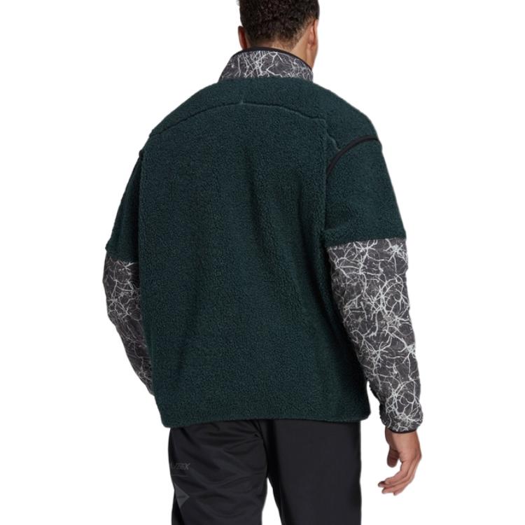 adidas Terrex x and Wander Graphic Hoodie 'Pulse Olive' HN9637