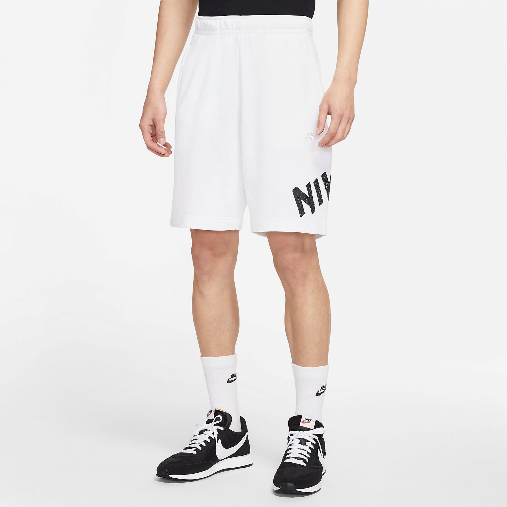 Nike Printing Casual Sports Breathable Shorts White CZ9931-100