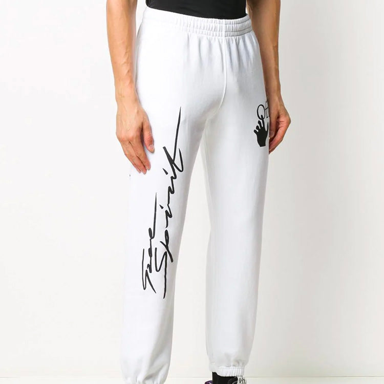 Off-White Arrows Sketch logo Mens Sweatpants OMCH030F20FLE0030110