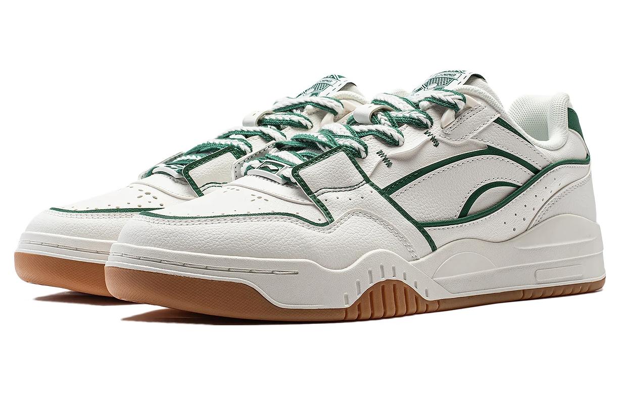 (WMNS) Li-Ning Moon White 'White Green Tan' AGCS252-18