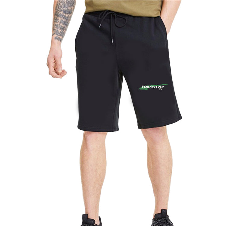 PUMA Club Shorts 'Black White Green' 597479-01