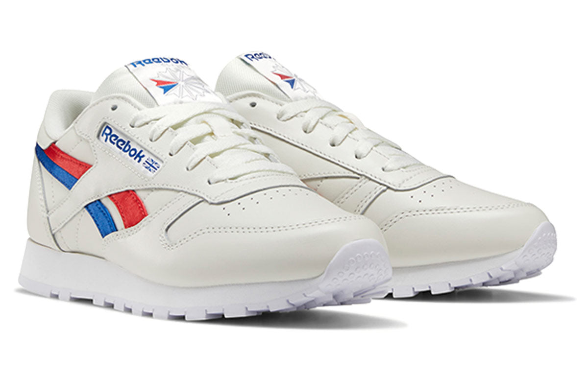 (WMNS) Reebok Classic Leather Sports Casual Shoes 'Red Blue White' FV1081