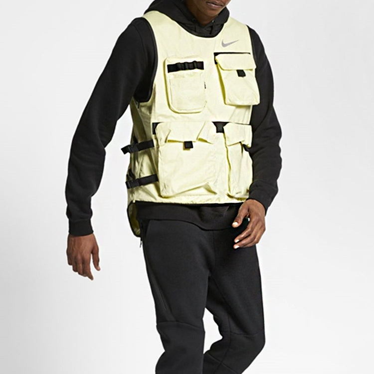 Nike Run Ready Functional Multiple Pockets vest Fluorescence Yellow CJ1461-335
