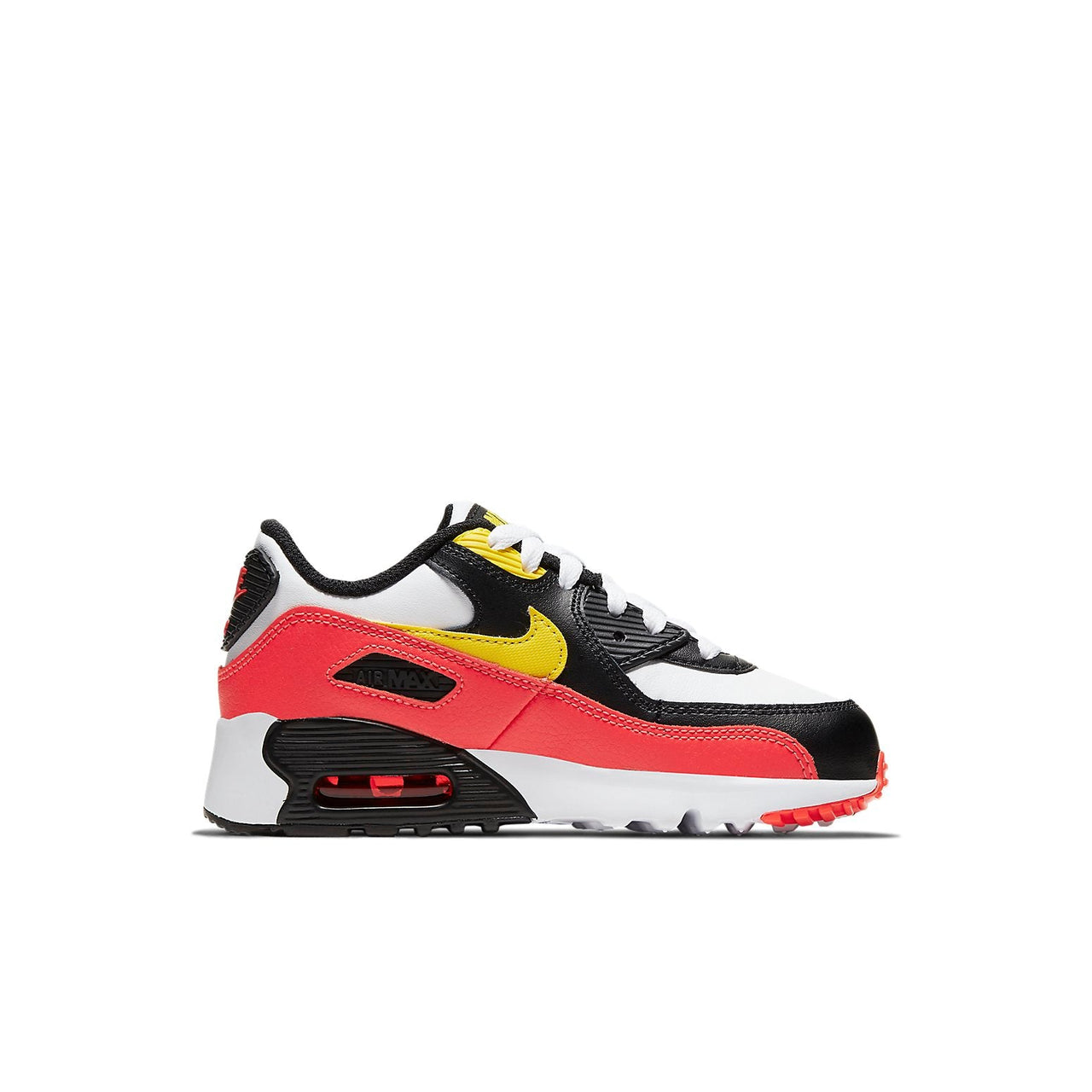 (PS) Nike Air Max 90 Leather 'Chrome Yellow Black Crimson' 833414-120