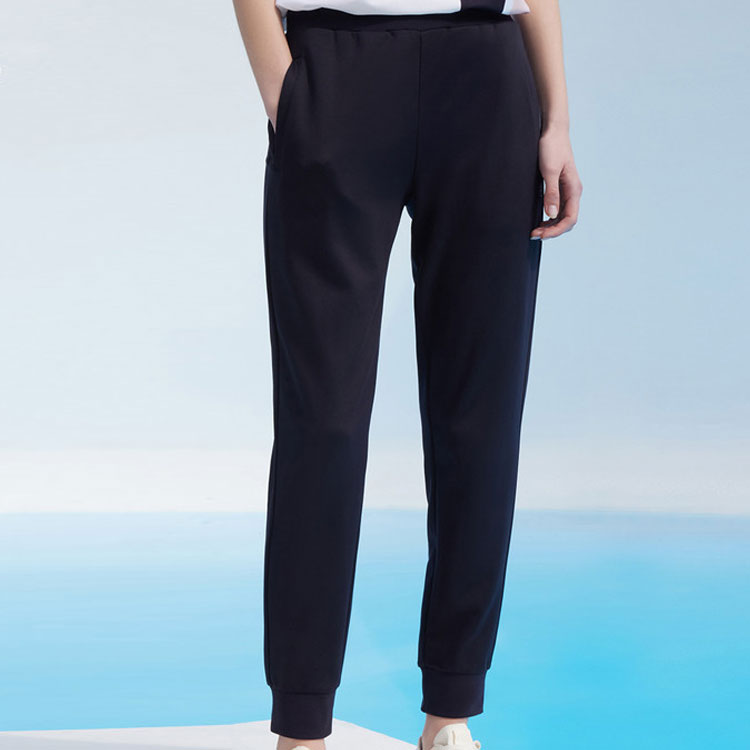 (WMNS) FILA Athleisure Casual Sports Bundle Feet Long Pants Blue F11W122605F-NV