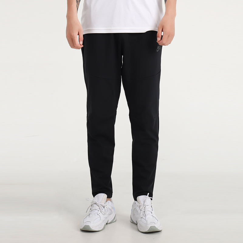 Nike Sportswear logo Casual Knit Drawstring Sports Long Pants Black CU4482-010