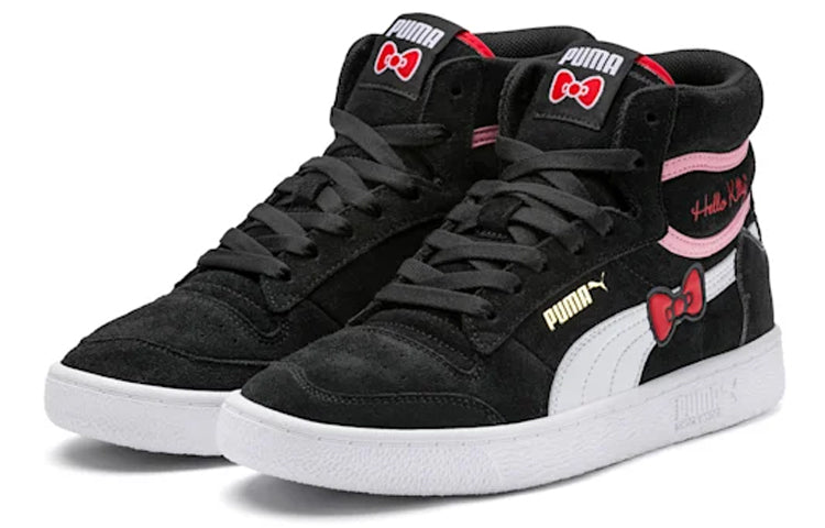 (WMNS) PUMA Hello Kitty x Ralph Sampson Mid 'Black' 372733-01