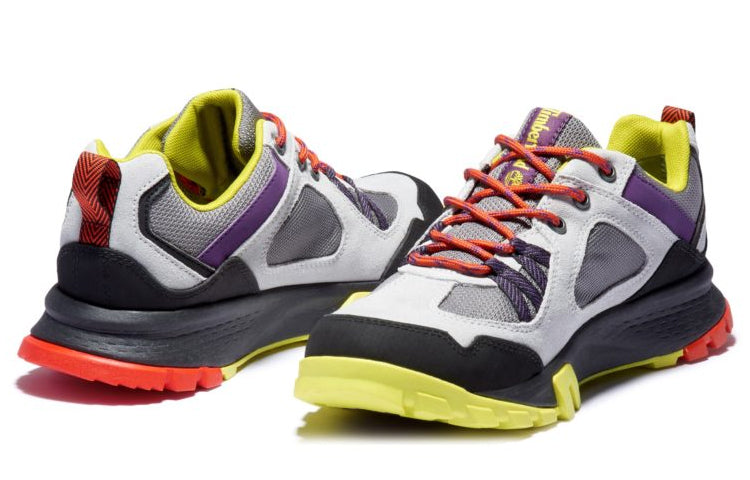 Timberland Garrison Trail Waterproof Low Hikers 'Gray Black Yellow' A25Y3032