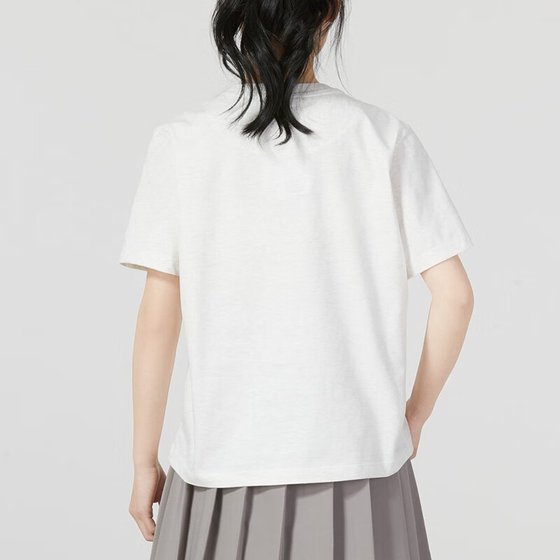 (WMNS) New Balance Tee 'White' 5ED24242-OA