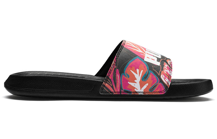 (WMNS) PUMA Popcat Flower Power Sandals Black 369423-01